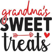 grandma's sweet treats vector