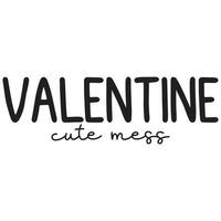 valentine cute mess vector