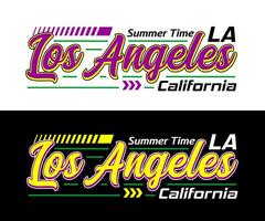 Los Angeles city vintage sport, for print on t shirts etc. vector