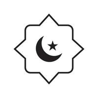 islámico icono vector