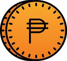 Philippine Peso Vector Icon Design