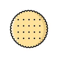 biscuit icon vector design template simple and clean