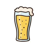 beer glass icon vector design template simple and clean