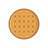 biscuit icon vector design template simple and clean