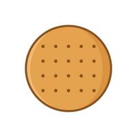 biscuit icon vector design template simple and clean