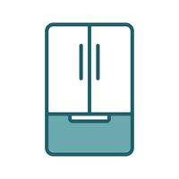 refrigerator icon vector design template simple and clean