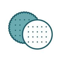 biscuit icon vector design template simple and clean