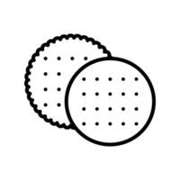 biscuit icon vector design template simple and clean