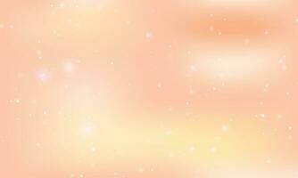 Vector elegant Orange sparkle bokeh light background design