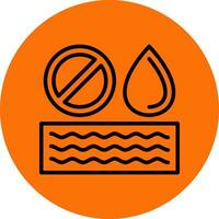 No Water Vector Icon Design