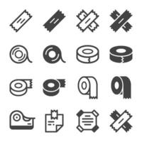 sticky tape icon set,vector and illustration vector