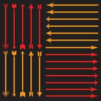 Arrow icon. Big set of vector flat arrows. Collection of concept arrows for web design, mobile apps, interface and more.