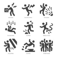 accident icon,vector and illustration vector