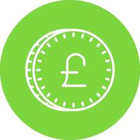 Pound Vector Icon Design