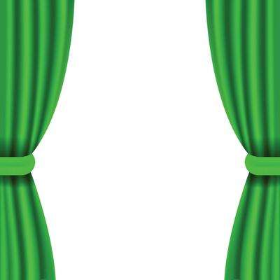 Green Curtain Vector Art, Icons, and Graphics for Free Download