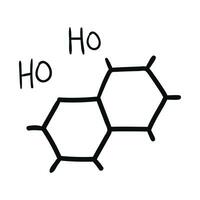 vector estructural fórmula de minoxidil un ingrediente usado en aga pelo pérdida tratamiento