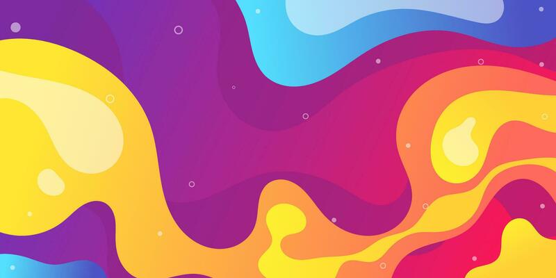 Colorful flowing wave background with modern abstract shapes. Very suitable for poster, banner, cover, advertisement, wallpaper, etc.