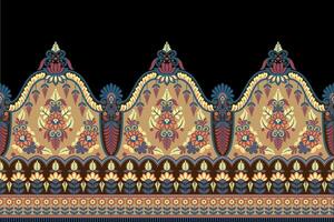 floral pattern Seamless. Background Seamless Pattern Geometric Ethnic pattern design vector