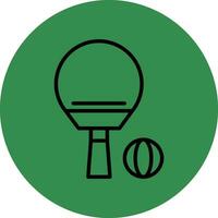 Ping Pong Vector Icon Design