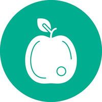 diseño de icono de vector de manzana