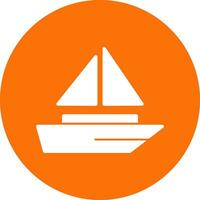 Sailing Vector Icon Design