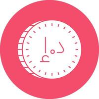 uae dirham vector icono diseño