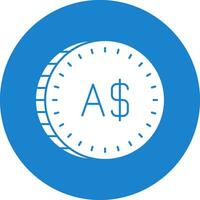 Australian Dollar Vector Icon Design