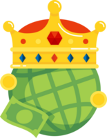 world business king crown. png