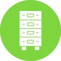 Drawer Vector Icon Design