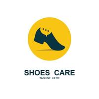 shoe logo vector icon illustrtation design