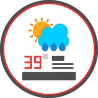 Forecast Analytics Vector Icon Design