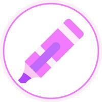 Highlighter Vector Icon Design