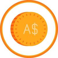 australiano dólar vector icono diseño