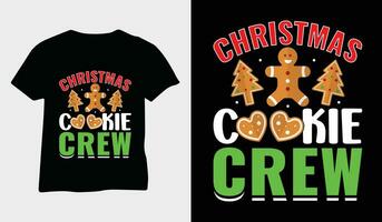 christmas cookie crew- Christmas day t-shirt vector