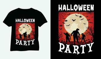 Halloween party, best halloween celebration t-shirt vector