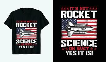 usa veterans day t-shirt design. it's not rocket science oh wait yes it is vector