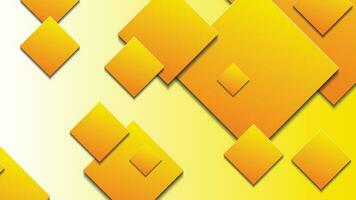 Abstract yellow and white gradient background with rectangular shape vector