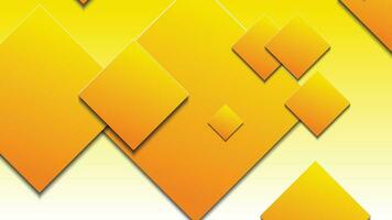 Abstract yellow and white gradient background with rectangular shape vector