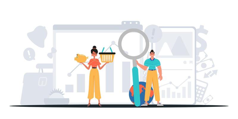 Digital Marketing Team. Ready to use banner