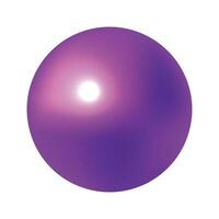 Vector purple sphere on white background
