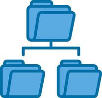 Folder Sharing Vector Icon Design