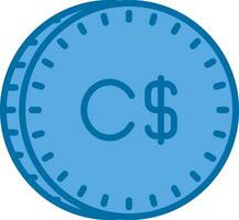 Canadian Dollar Vector Icon Design