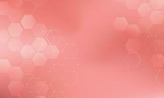 Vector abstract gradient hexagonal background