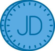 Jordanian dinar Vector Icon Design