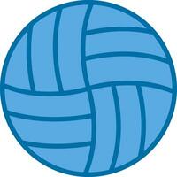 diseño de icono de vector de voleibol