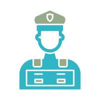 Police Man Vector Icon