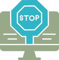 Stop Vector Icon