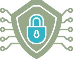 Cyber Security Vector Icon