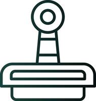 Rubber Stamp Vector Icon Design