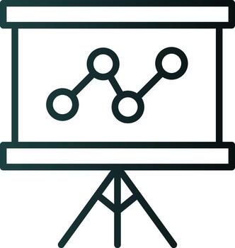 diseño de icono de vector de presentación